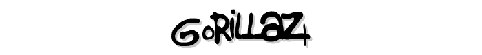 Gorillaz1 font