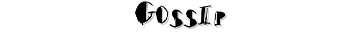 Gossip font