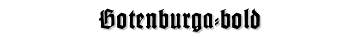GotenburgA-Bold font