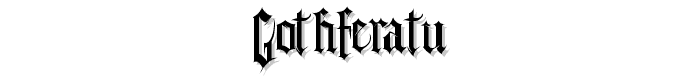 Gothferatu font