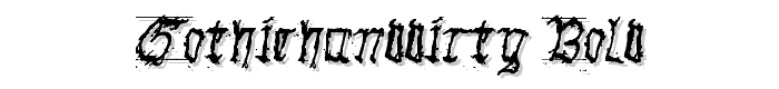 GothicHandDirty%20Bold font