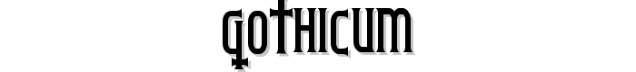 Gothicum font