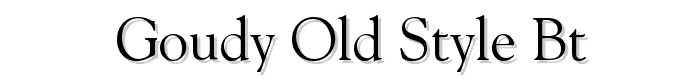 Goudy%20Old%20Style%20BT font