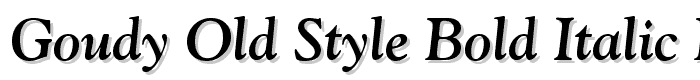 Goudy%20Old%20Style%20Bold%20Italic%20BT font