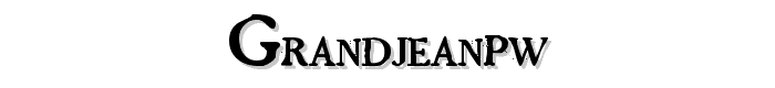 GrandjeanPW font