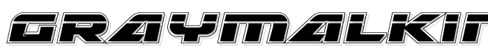 Graymalkin Academy Laser font