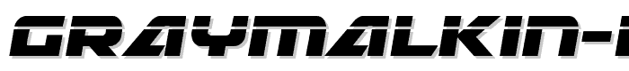 Graymalkin Laser Condensed font