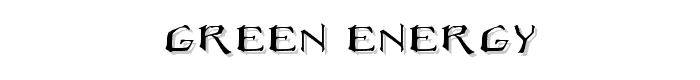 Green%20Energy font