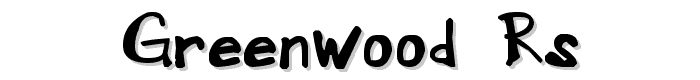 GreenWood_RS font