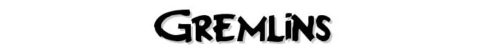 Gremlins font