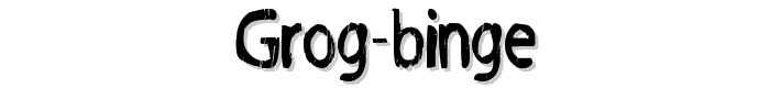 Grog-Binge font