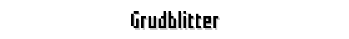 Grudblitter font