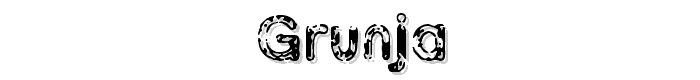 Grunja font