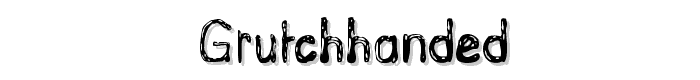 GrutchHanded font