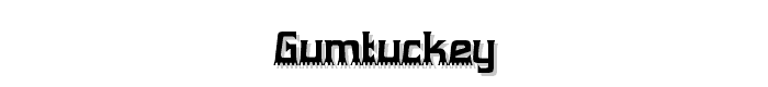 Gumtuckey font