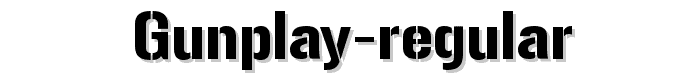 Gunplay%20Regular font