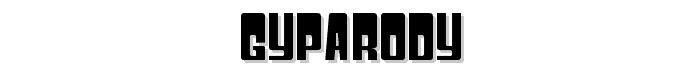 Gyparody font