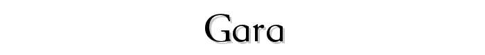 gara font