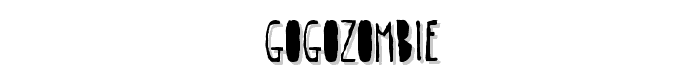 gogozombie font