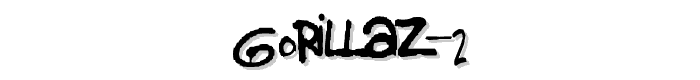 gorillaz%202 font