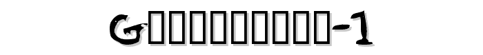 gribouille%201 font