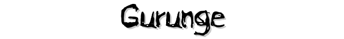 gurunge font