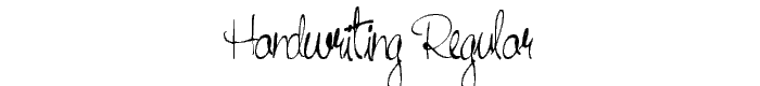 HANDWRITING%20Regular font