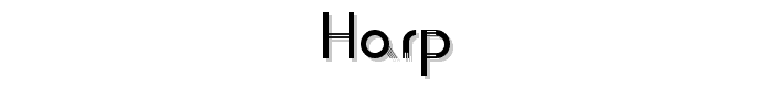 HARP font
