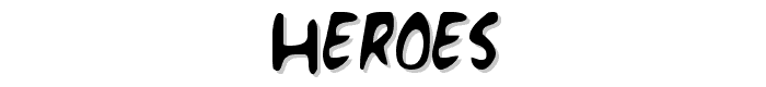 HEROES font