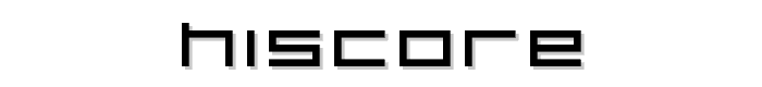 HISCORE font