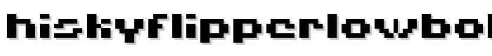HISKYFLIPPERLOWBOLD font
