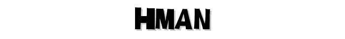 HMan font