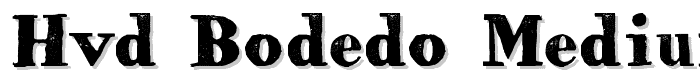 HVD%20Bodedo%20Medium font