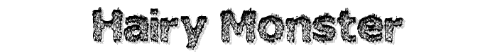 Hairy%20Monster font