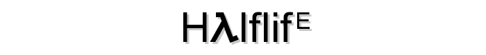 HalfLife font