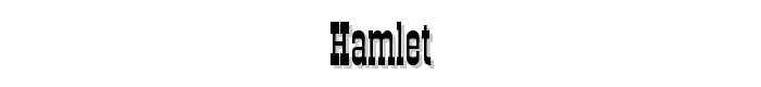 Hamlet font