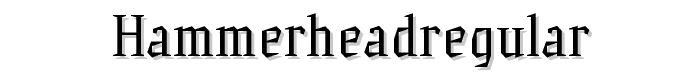 HammerheadRegular font