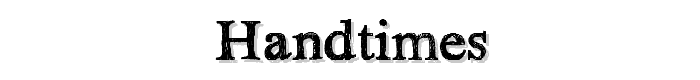 HandTIMES font