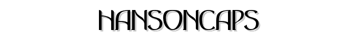 HansonCaps font