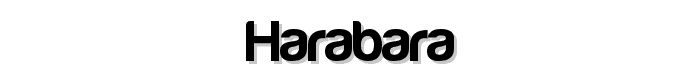 Harabara font