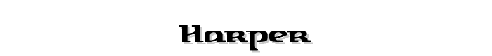 Harper font