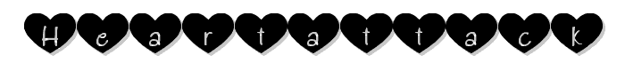 HeartAttack font