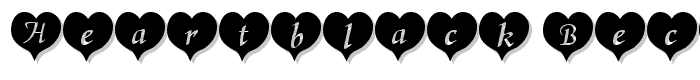 HeartBlack%20Becker font