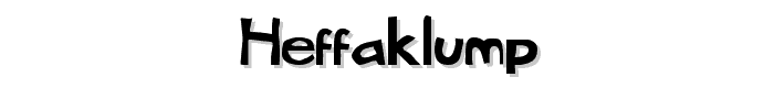 Heffaklump font