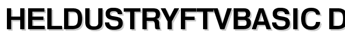 HeldustryFTVBasic Demi font