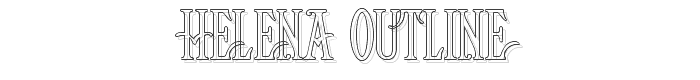 Helena-Outline font