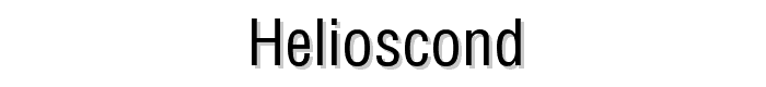 HeliosCond font