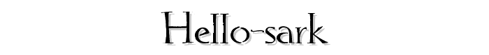 Hello%20Sark font