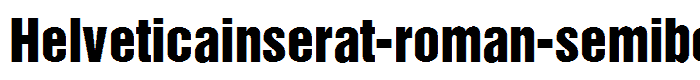 HelveticaInserat-Roman-SemiBold font