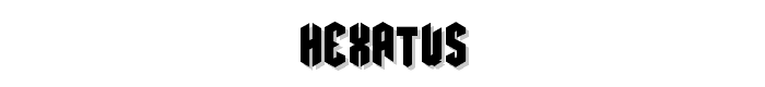 Hexatus font